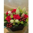 愛知県名古屋市北区なごや花壇の花　シックなレッド系アレンジ